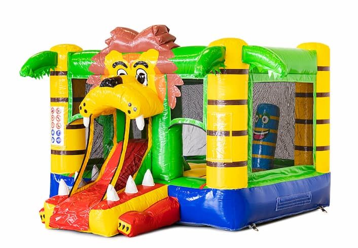 Mini bounce leeuw bij springpet Alblasserwaard